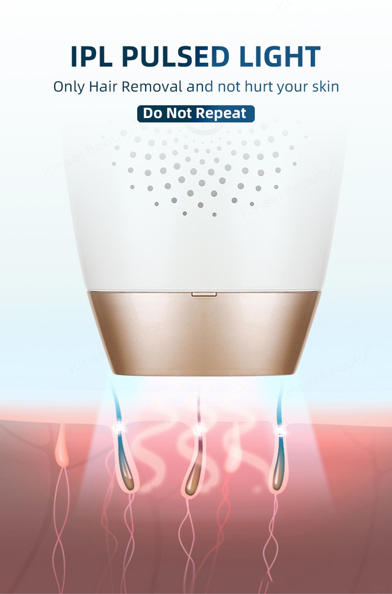 IPL Laser Hair Removal Machine Depilador a Laser IPL Laser Epilator Permanent Hair Removal Electric Depilador 500000 Flashes