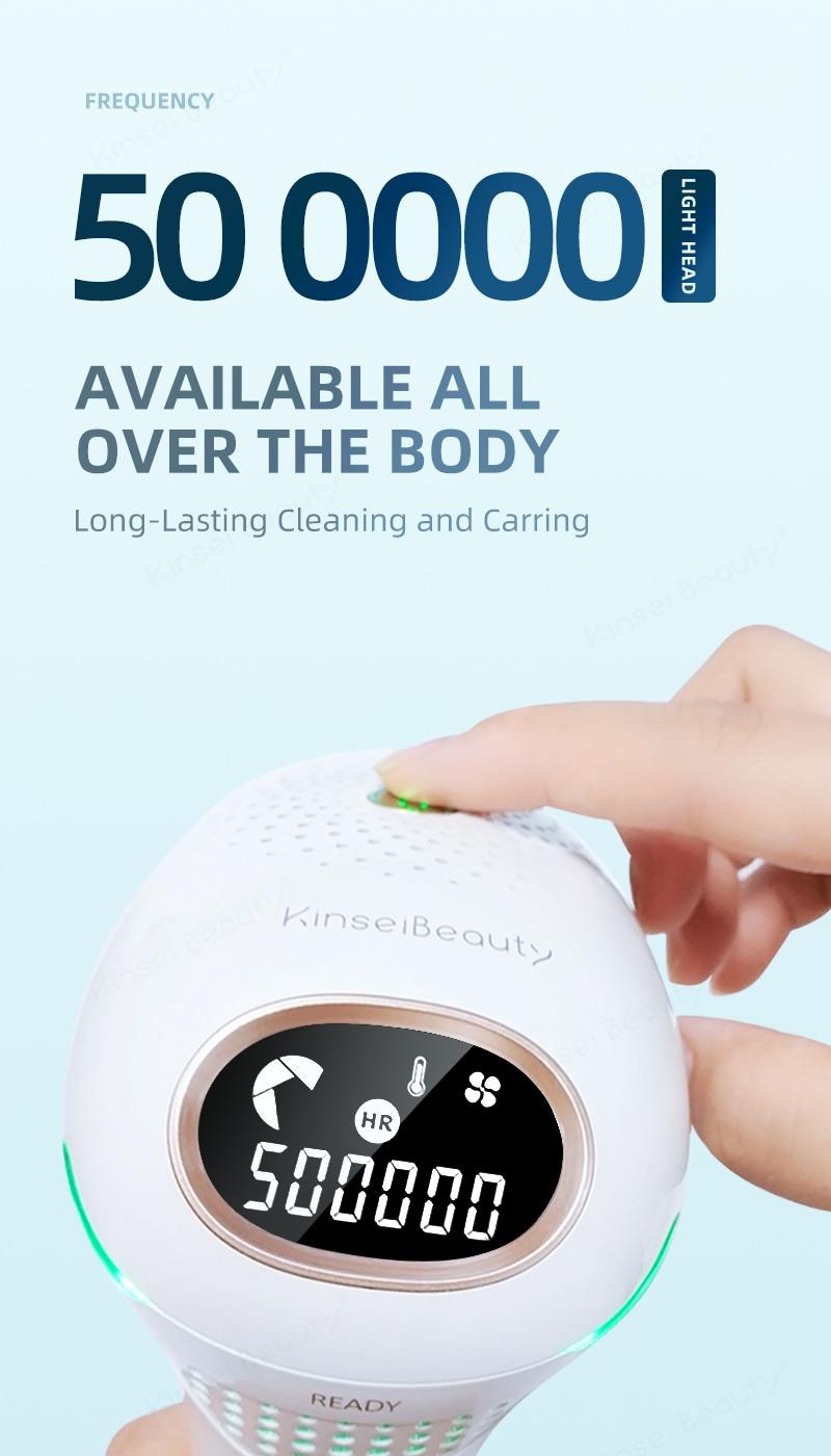 IPL Laser Hair Removal Machine Depilador a Laser IPL Laser Epilator Permanent Hair Removal Electric Depilador 500000 Flashes