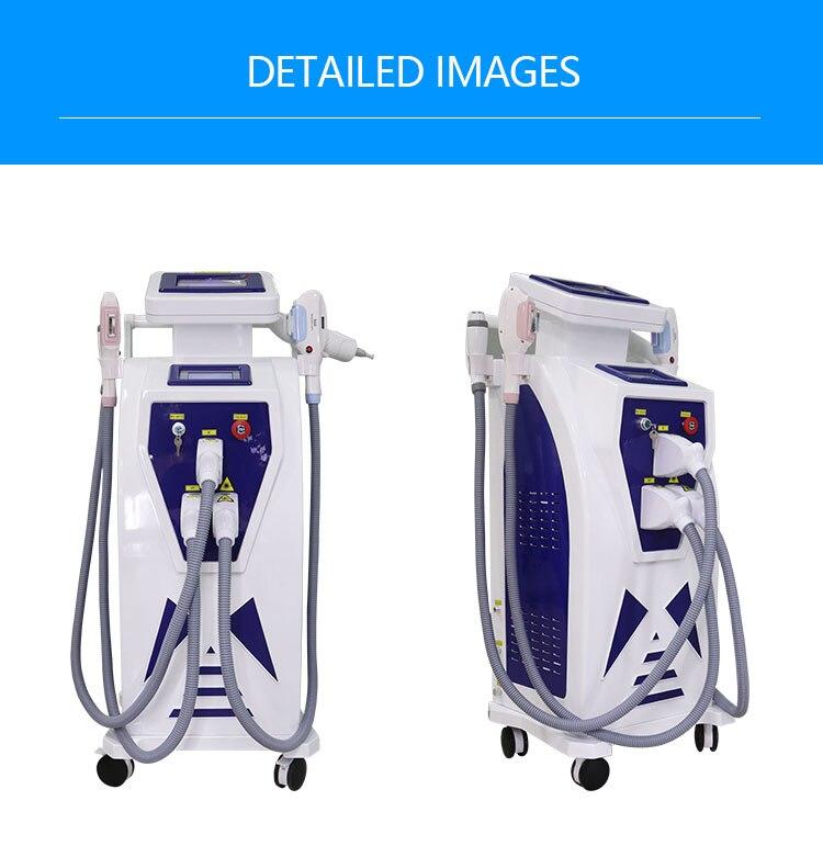 Double Screen ND YAG Laser Hair Removal Machine SHR OPT IPL Elight Tattoo Removal Black Face Doll Carbon Peeling for Salon Spa