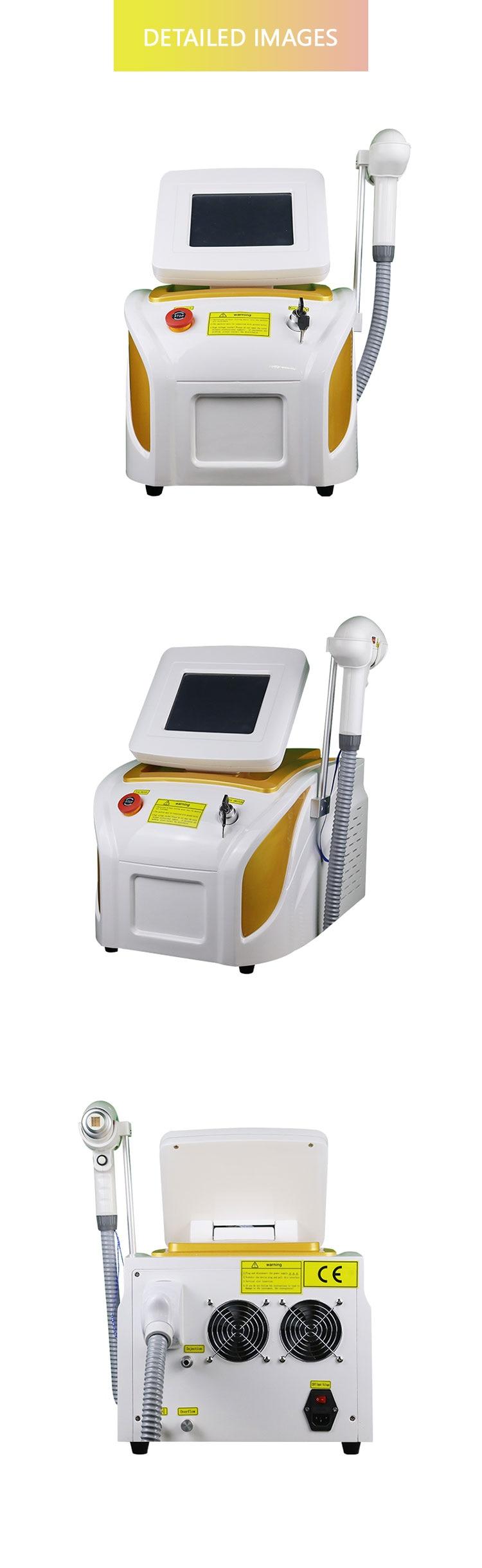 Free Shipping New Style High Energy 808nm Diode Laser Machine For Hair Removal & Skin Rejuvenation/ Painless Hair Removal