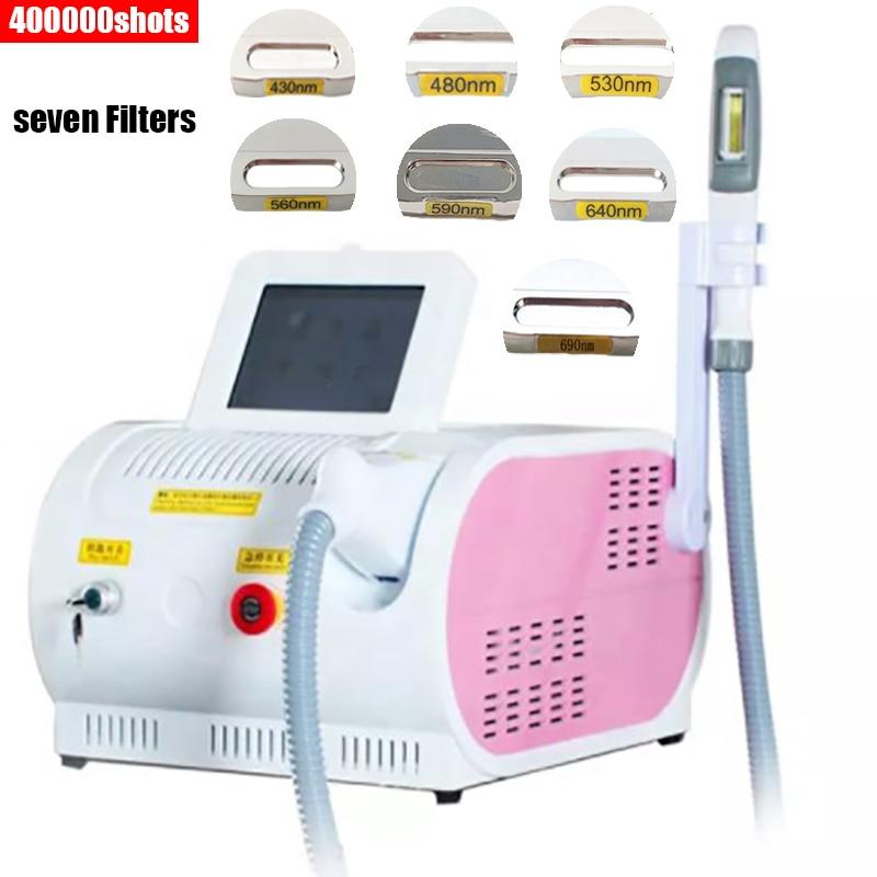 IPL OPT SHR Laser Hair Removal Machine Professional Skin Care Rejuvenation Equipment Language Customization For Permanent Use