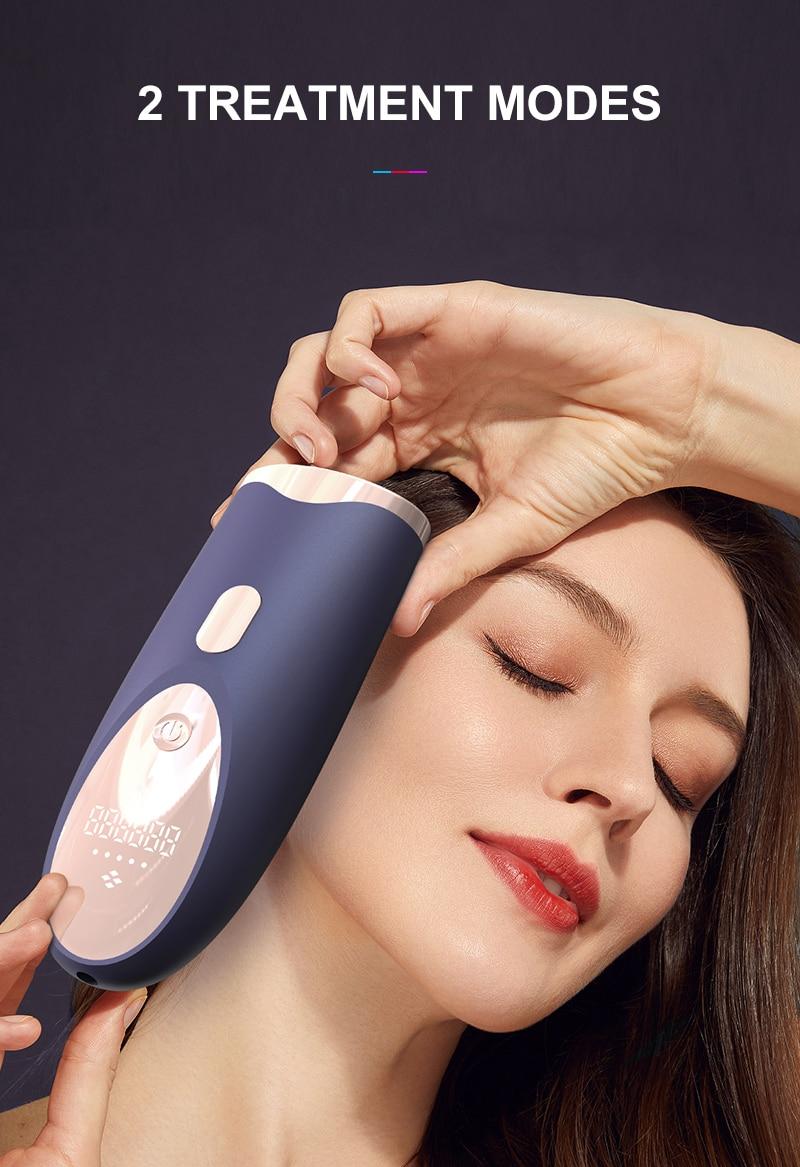 ANLAN IPL Hair Removal 999999Flashes 3 Color Light Skin Care IPL Laser Hair Removal Permanent Painless Whole Body Laser Epilator