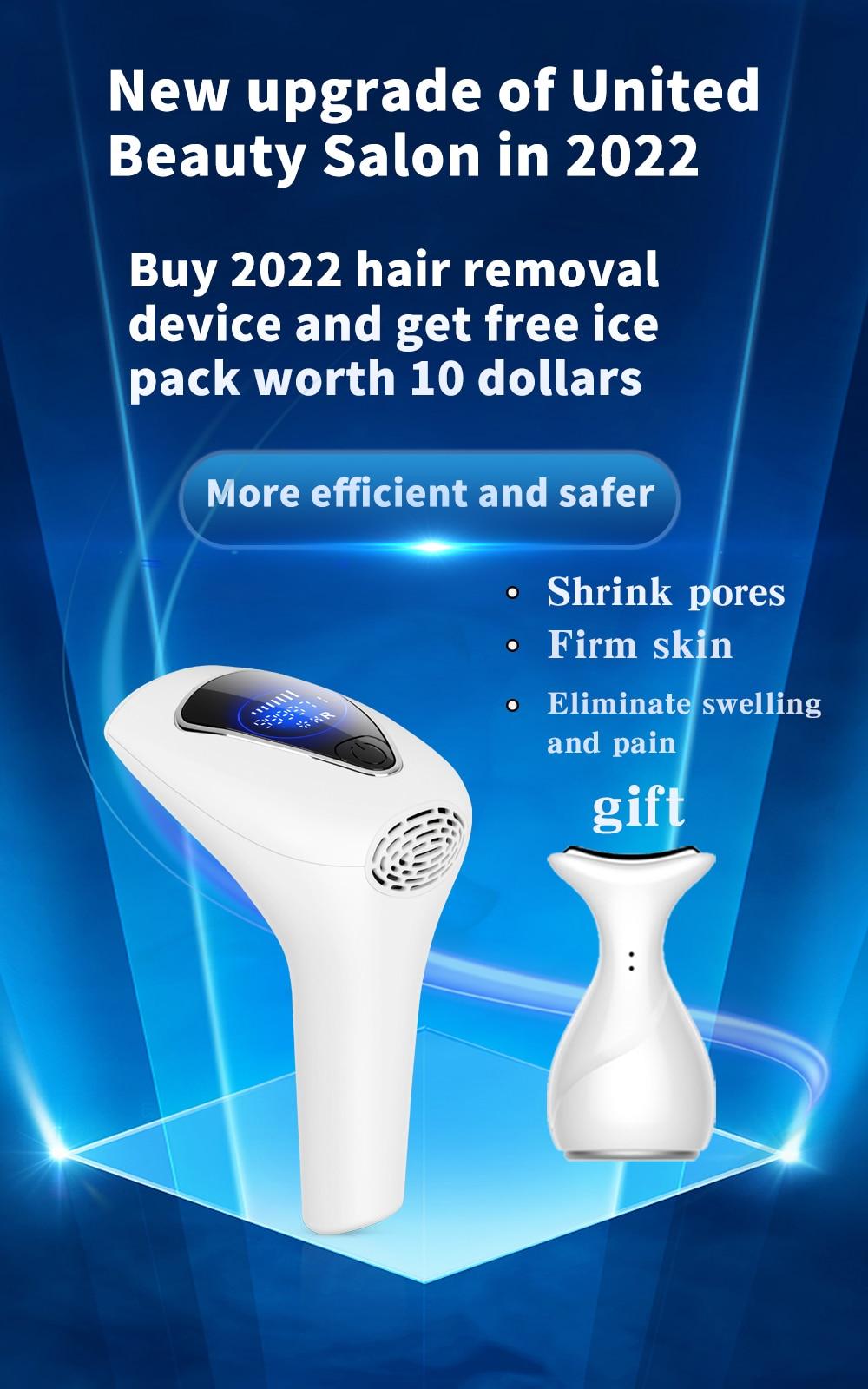 KODO 900000Flashes Laser Epilator Laser Hot Sell Permanent IPL Photoepilator Hair Removal Painless Electric Epilator Machine