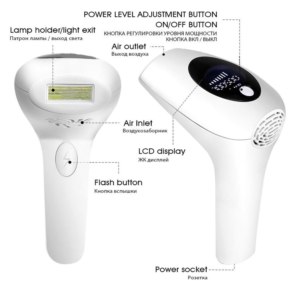 KODO 900000Flashes Laser Epilator Laser Hot Sell Permanent IPL Photoepilator Hair Removal Painless Electric Epilator Machine