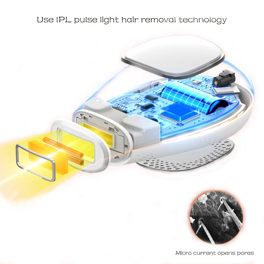 Hair Remover 900000 Flash IPL Laser Epilator Eyebrow Trimmer Shaving & Hair Removal Permanent Cutter Machine Electric Depilator