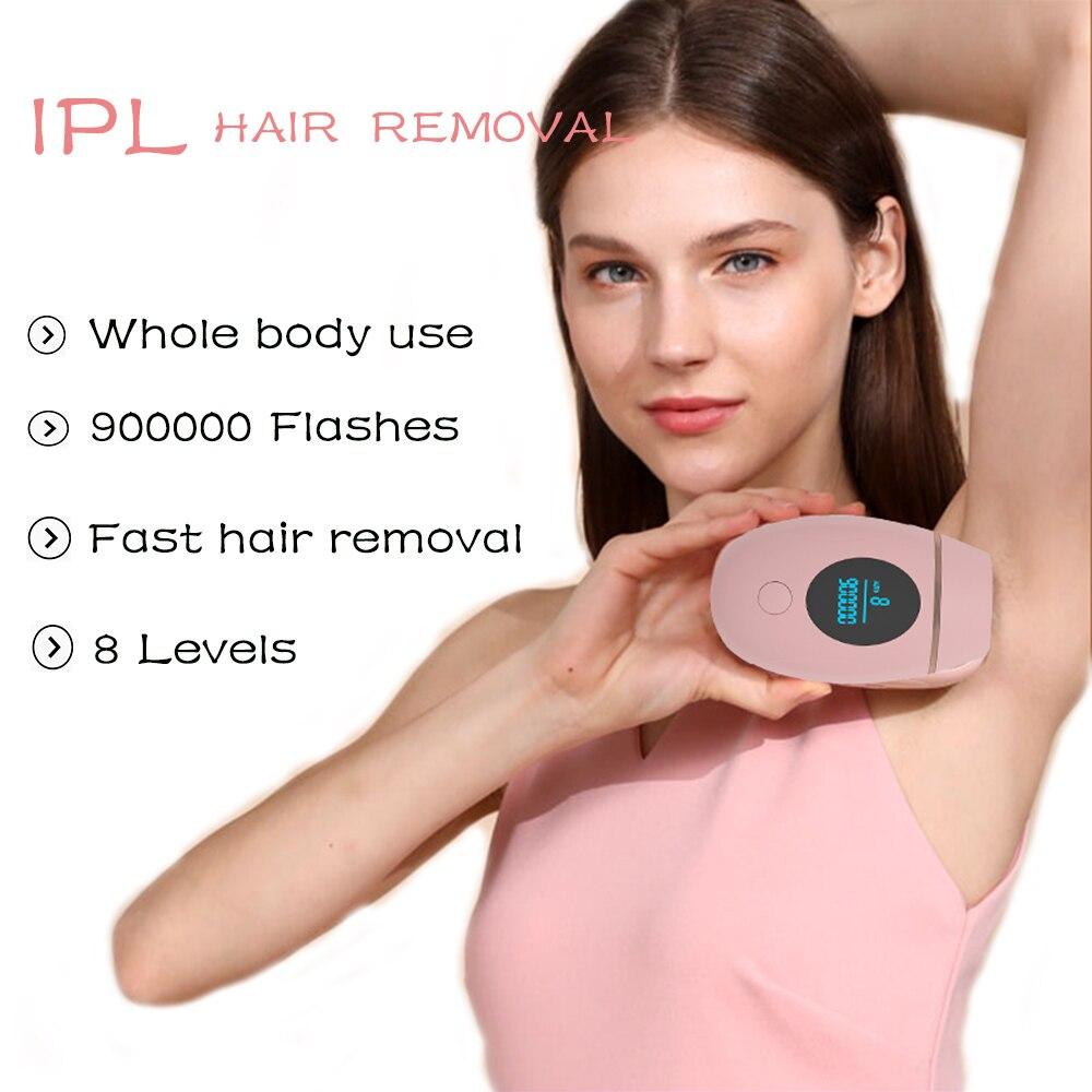 Hair Remover 900000 Flash IPL Laser Epilator Eyebrow Trimmer Shaving & Hair Removal Permanent Cutter Machine Electric Depilator