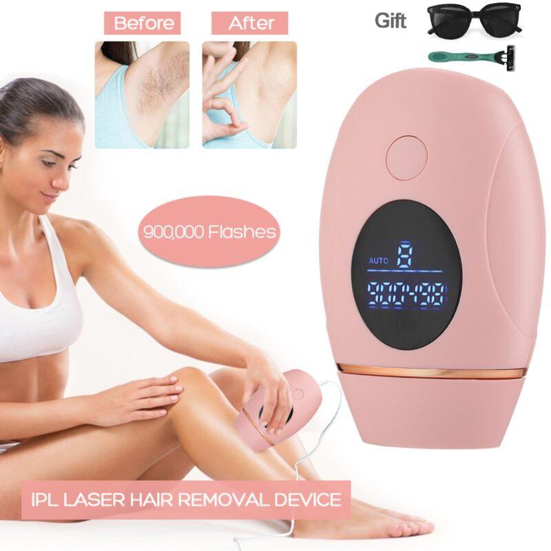 900000 Flash IPL Laser Epilator Eyebrow Trimmer Shaving And Hair Removal Permanent Cutter Machine Electric Depilatory