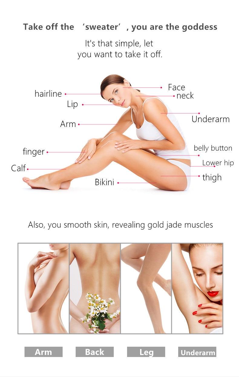 IPL Hair removal Epilator a Laser Permanent Hair Removal Machine Face Body Bikini Electric depilador a laser women 2400000 Flash