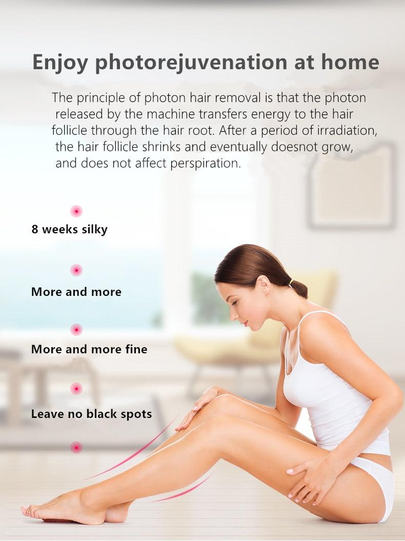IPL Hair removal Epilator a Laser Permanent Hair Removal Machine Face Body Bikini Electric depilador a laser women 2400000 Flash
