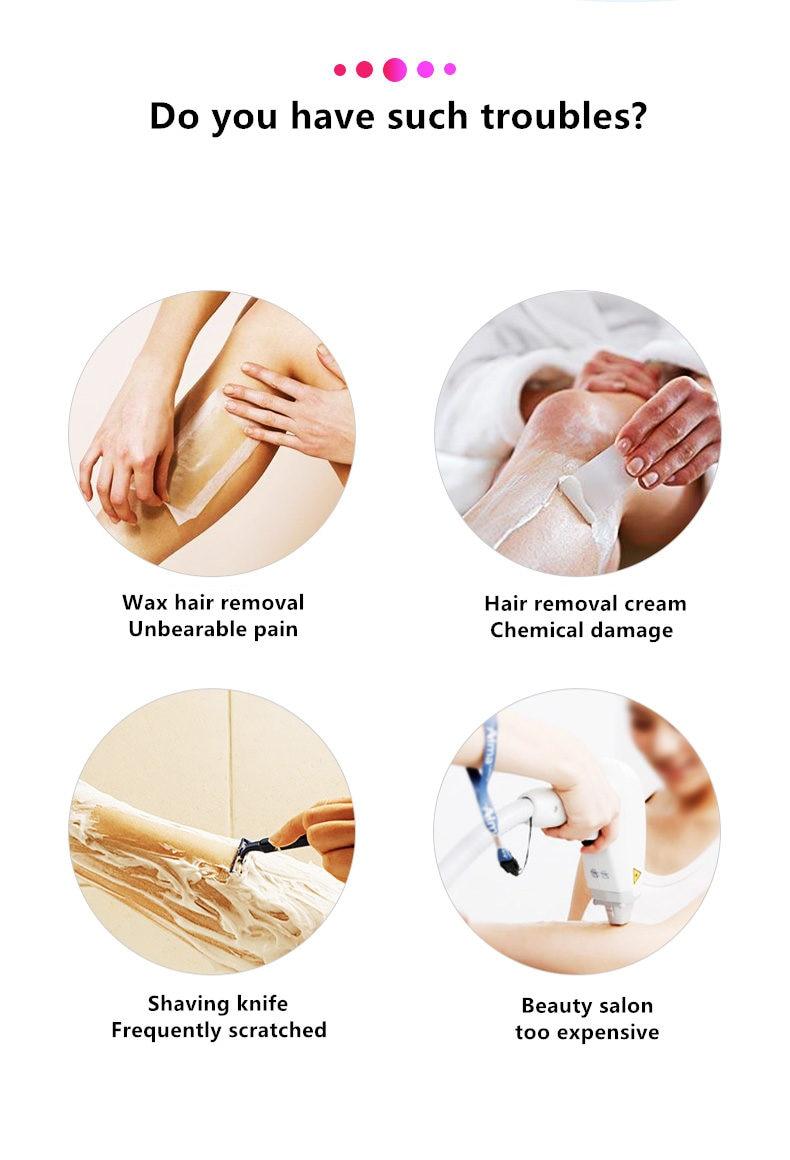IPL Hair removal Epilator a Laser Permanent Hair Removal Machine Face Body Bikini Electric depilador a laser women 2400000 Flash