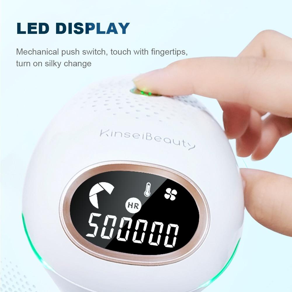 Kinseibeauty IPL Hair Removal Laser Hair Removal Machine Device Permanent Electric Depilador Acne Clearance Skin Rejuvenation
