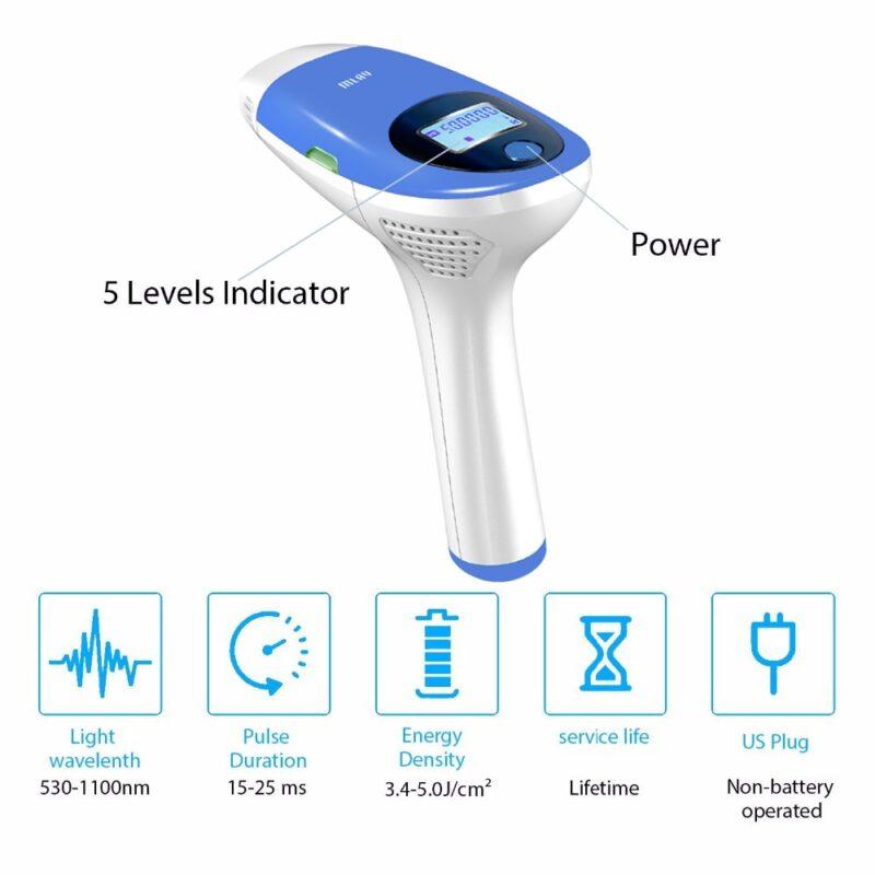 Laser Hair Removal Device Laser Permanent IPL Hair Removal Machine For Woman With 3 Hair Removal Lamp Depilatory - Image 3