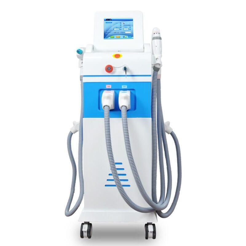 Hair Removal And Tattoo Removal Machine 4 in 1 IPL 360 Magneto RF ND YAG Black Carbon Wrist Laser Skin Peel