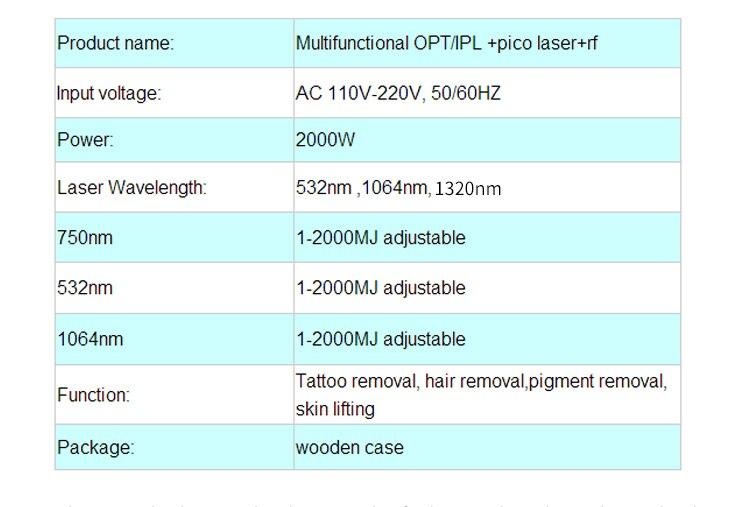 Factory Price IPL SHR / RF / Elight / ND Yag Laser for Black Carbon Wrist Skin Peeling Hair Removal and Tattoo Removal Machine Factory Price IPL SHR / RF / Elight / ND Yag Laser for Black Carbon Wrist Skin Peeling Hair Removal and Tattoo Removal Machine