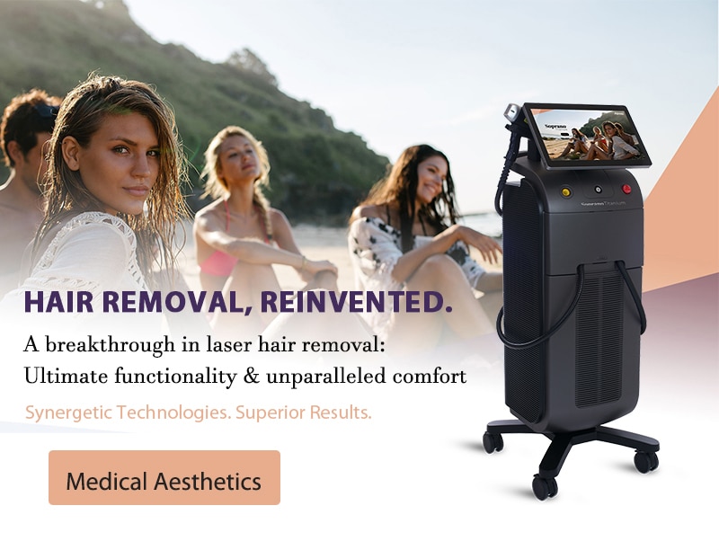 Ice Titanium Soprano Instrument Painless Permanent Epilator 755 808 1064nm Triple Wavelength Diode Laser Hair Removal Machine