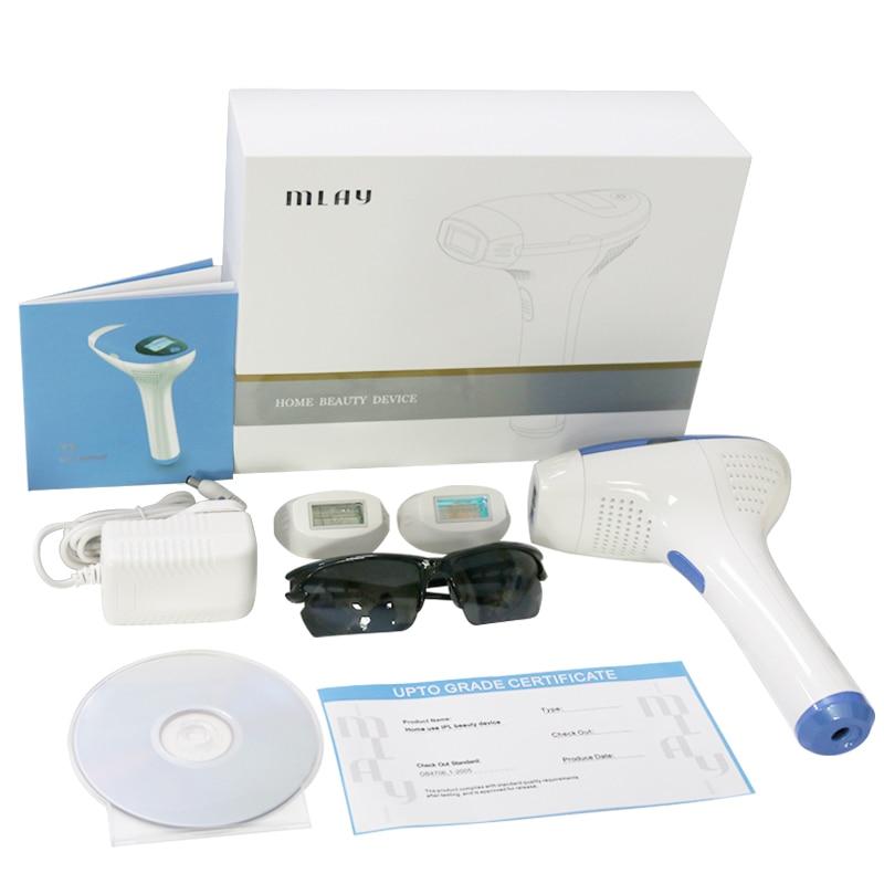 MLAY T3 IPL Laser Epilator Laser Hair Removal Device with 500000 Shots Home Use Photo Depilador for Women Laser Hair Removal