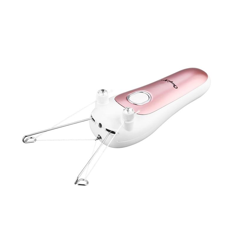 Ckeyin Electric Facial Hair Remover Female Body leg Face Cotton Thread Epilator Shaver Mini Women Hair Removal Beauty Machine 50