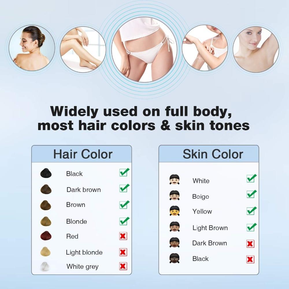 Mlay T4 Ice feeling Painless Laser Hair Removal Home Machine Lens Can Use Pubic Facial Body Ipl Epilator Depilador for Man Woman