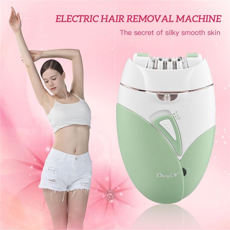 Ckeyin USB Rechargable Women Epilator Body Leg Hair Removal Depilator Shaver Female Electric Shaving Apparatu Depilation Machine