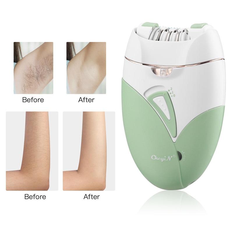 Ckeyin USB Rechargable Women Epilator Body Leg Hair Removal Depilator Shaver Female Electric Shaving Apparatu Depilation Machine