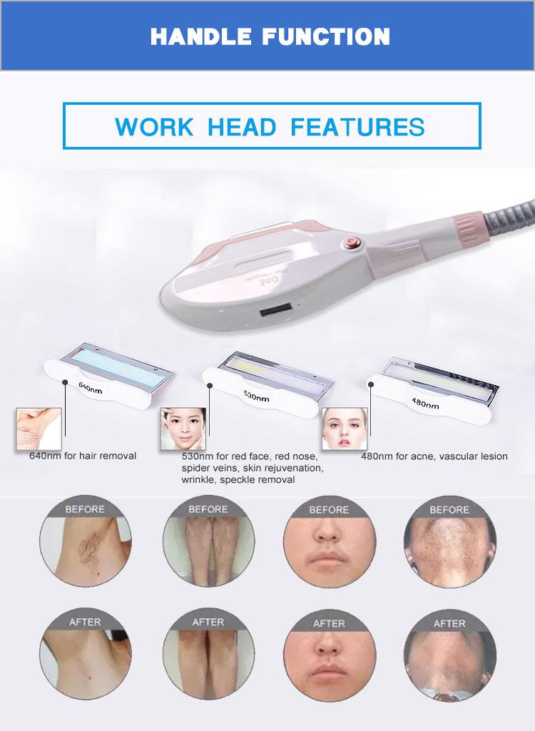 Newest 3 in 1 Permanent Hair Removal Skin Rejuvenation Machine OPT RF Nd-Yag Laser E-light IPL SHR 360 Magneto Optical System