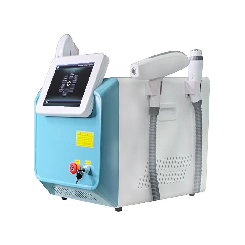 Newest 3 in 1 Permanent Hair Removal Skin Rejuvenation Machine OPT RF Nd-Yag Laser E-light IPL SHR 360 Magneto Optical System