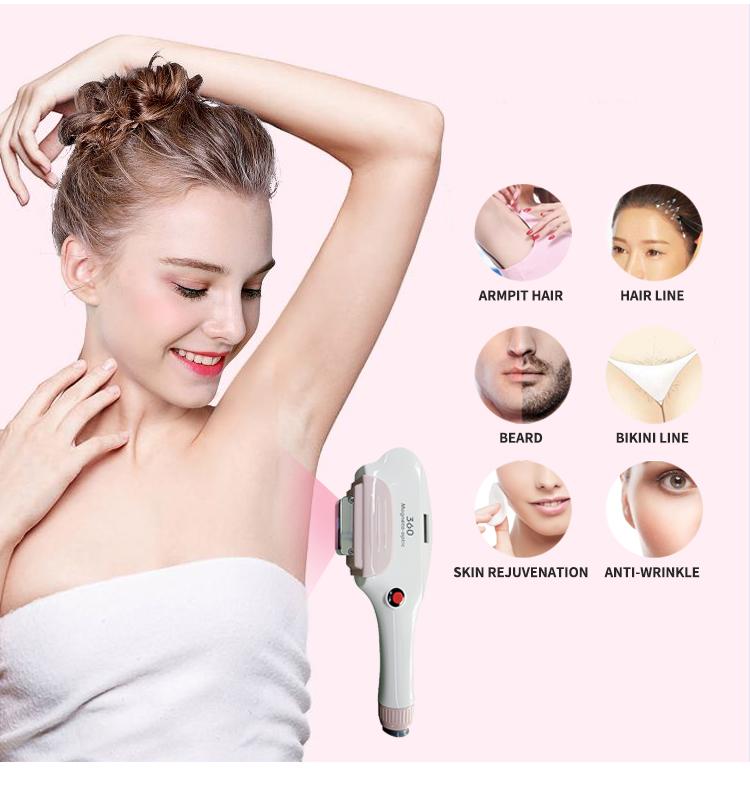 Portable OPT/SHR IPL Hair Removal &ND YAG Laser Tattoo Removal Carbon Stripping Machine For Salon With CE