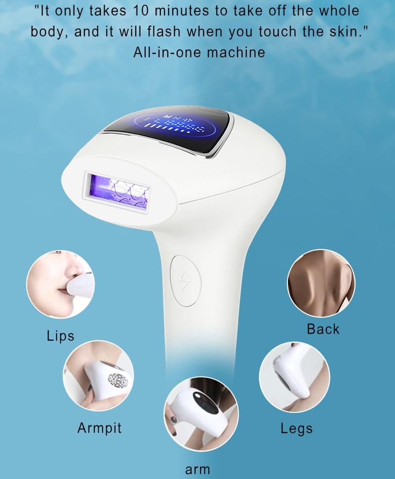 900000 Flashes Laser Epilator electric Epilator Permanent IPL Photoepilator Hair Removal Painless laser hair removal machine