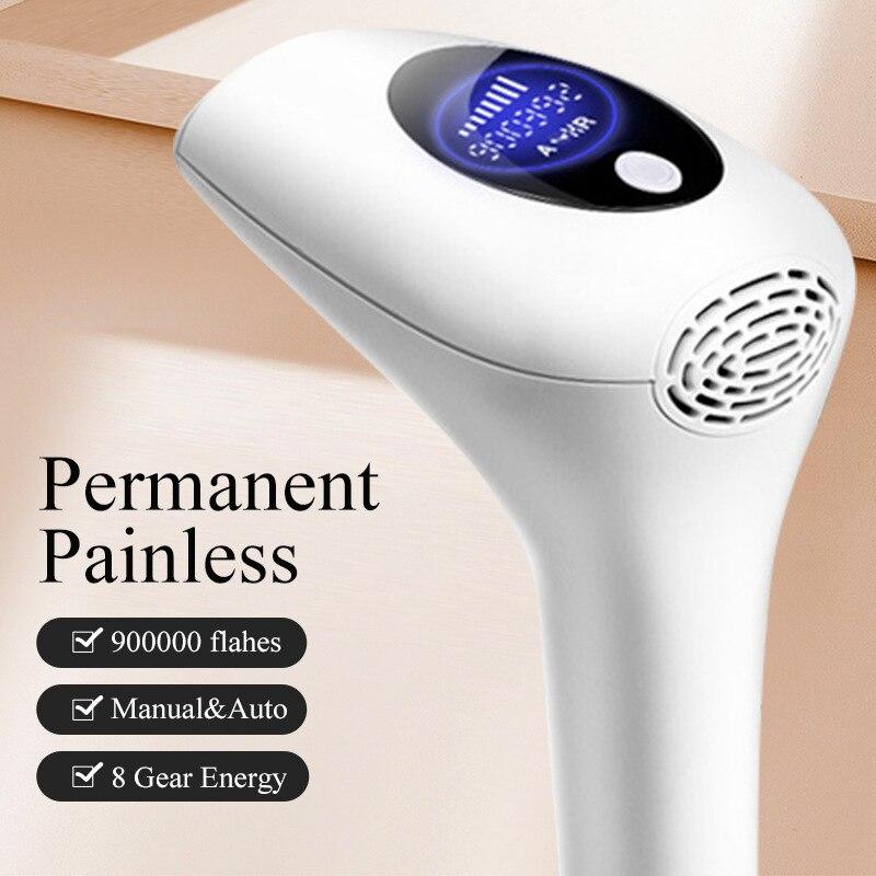 900000 Flashes Laser Epilator electric Epilator Permanent IPL Photoepilator Hair Removal Painless laser hair removal machine