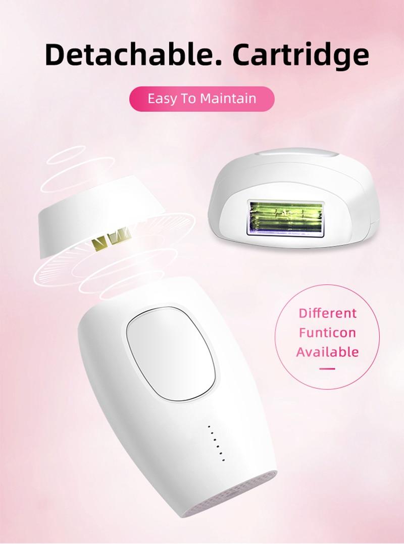 600000 flash Professional Permanent IPL Laser Depilator hair remover machine Photoepilator for women with replacement lamp head