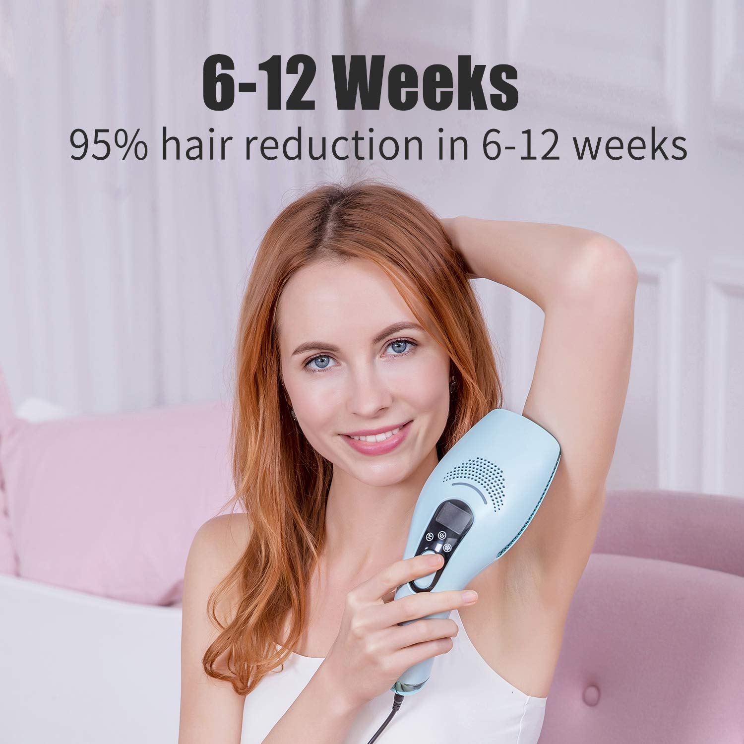 DEESS GP590 Permanent Hair Removal,Upgraded Unlimited Flashes,Fastest ICE COOL IPL Laser Hair Removal Device Painless Epilator