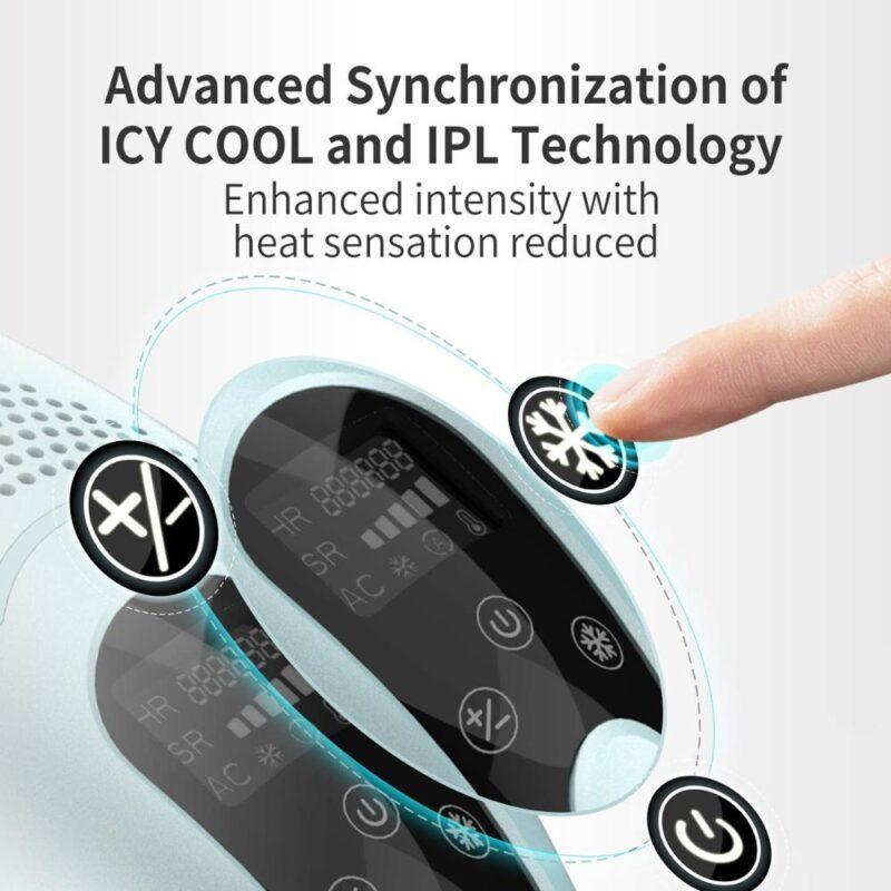 Permanent Hair Removal Painless Epilator Upgraded Unlimited Flashes Fastest ICE COOL IPL Laser Hair Removal Device - Image 2