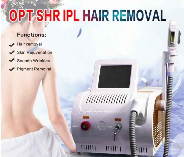 High Quality Portable IPL SHR /OPT/Elight Hair Removal and Skin Whitening 640nm,530nm,480nm Three Wavelength Machine for Salon