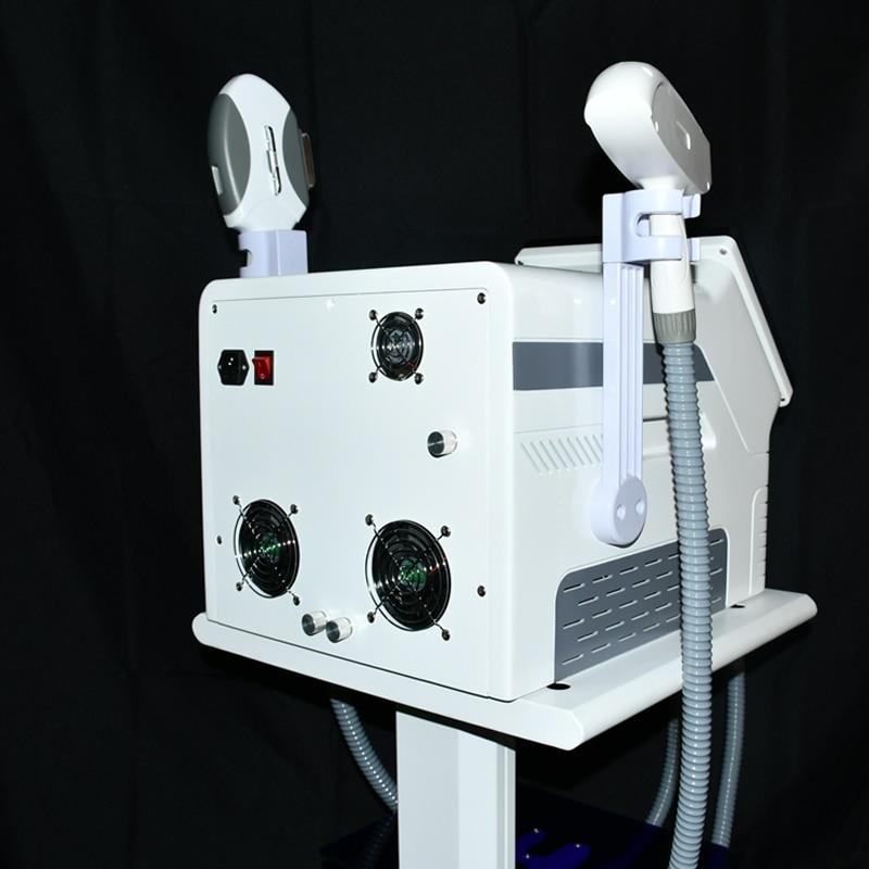 High quality portable OPT/SHR IPL hair removal ND YAG laser tattoo removal carbon peeling machine for salon and CE