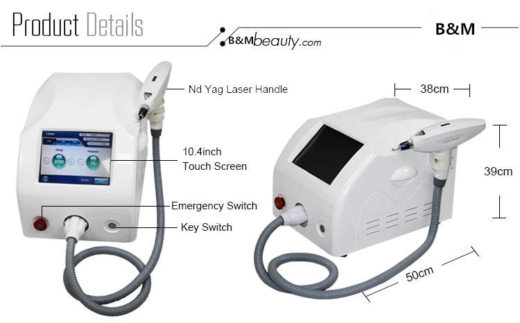 B&MLASER BEIJING new technology nd yag q-switch picosecond laser lazer tattoo removal machine for salon