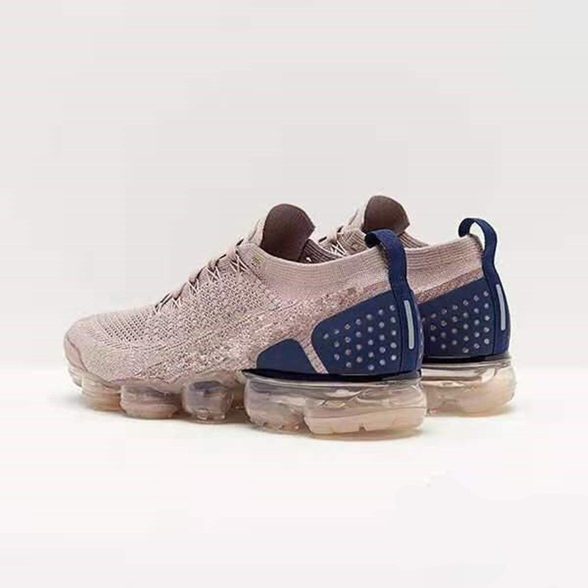 Hot Sale New Style Women's Air Cushion Net Shoes 2021 Fashion Flying Woven Women's Shoes Front Lace-Up Breathable Running Shoes