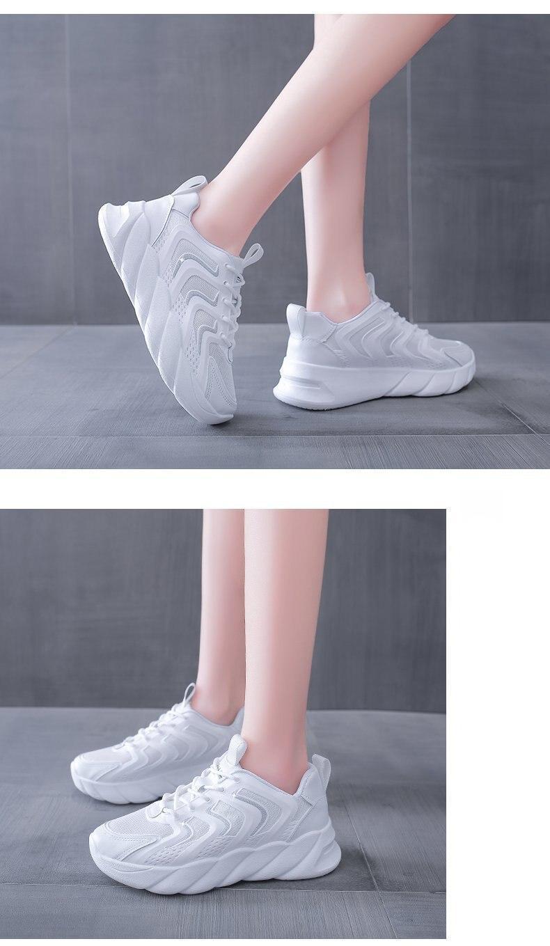 Thick-soled Old Shoes Women Sneakers 2021 New Student Sports Shoes Women Ins Trendy White Running Shoes Zapatillas De Deporte