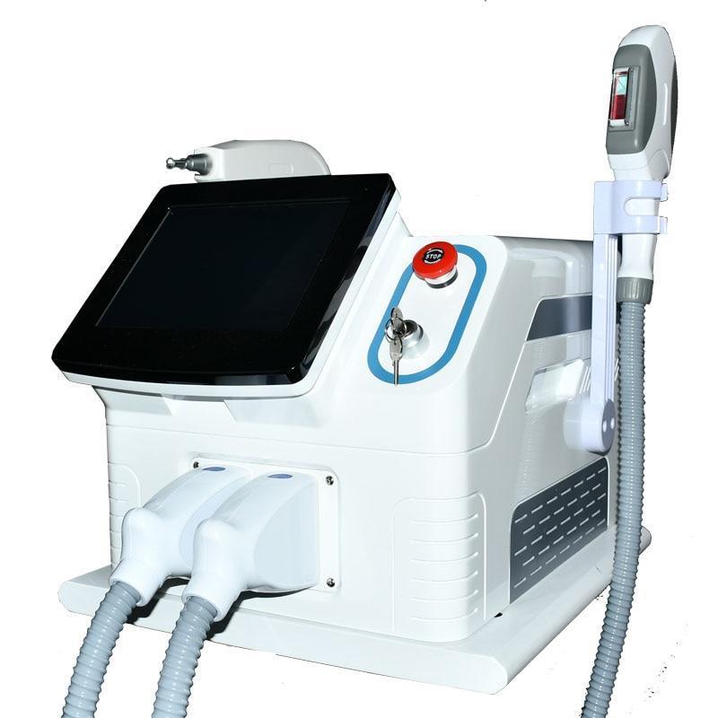 High quality portable OPT/SHR IPL hair removal ND YAG laser tattoo removal carbon peeling machine for salon and CE