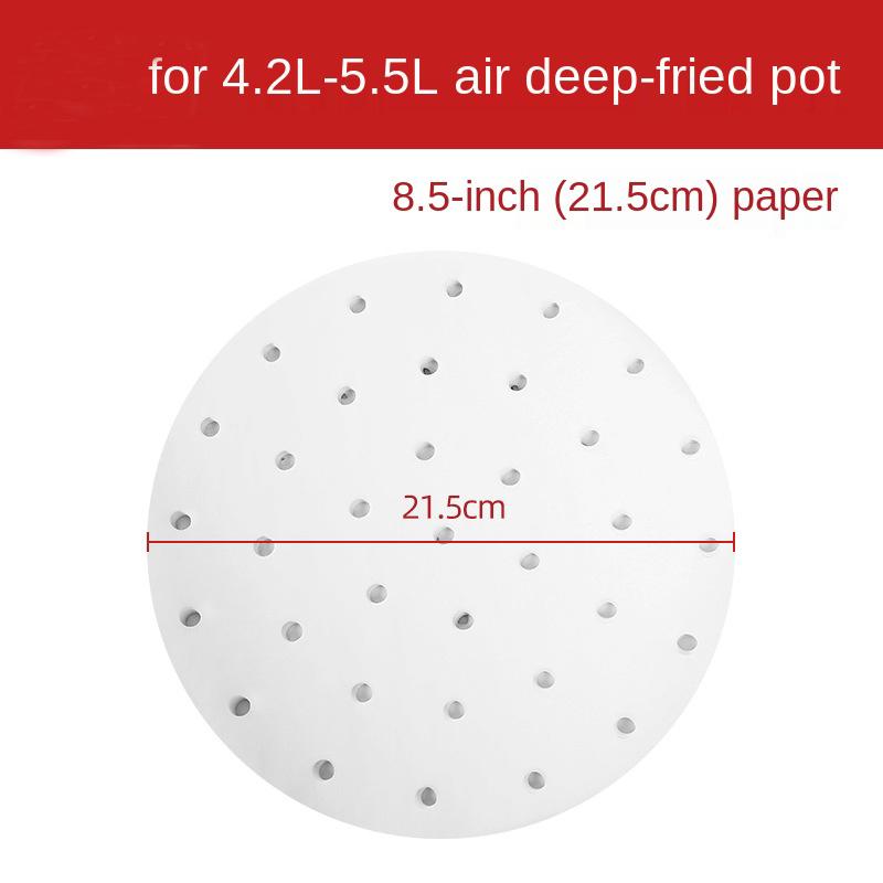 100pcs/Lot Airfryer Paper Parchment Sheets Kichen Tools Cooking Baking Mat Liners Air Fryer Accessories