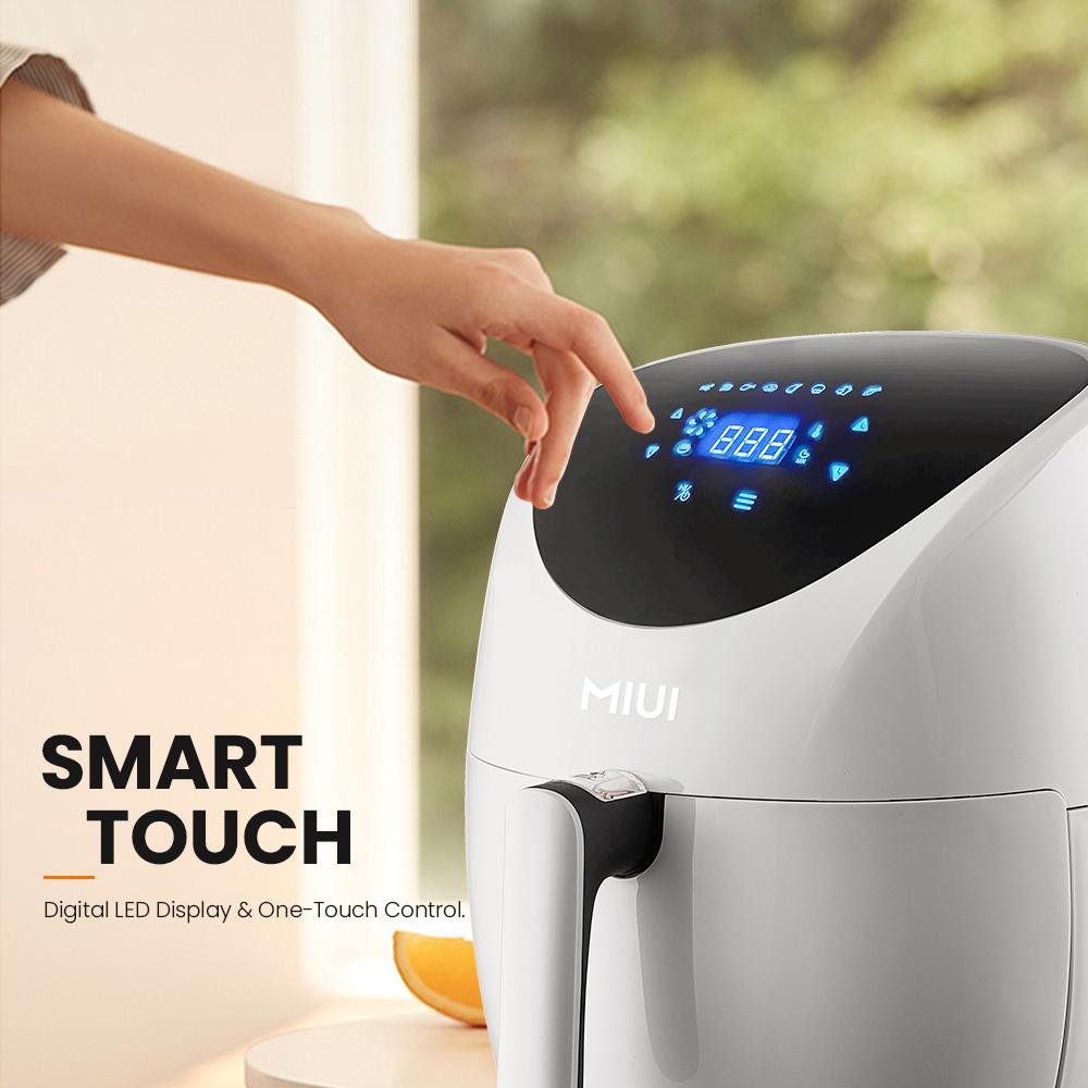 MIUI 4.6L Electric Air Fryer Oven MI-CYCLONE 360°Baking LED Touchscreen Deep Fryer without Oil Top Configurations Flagship