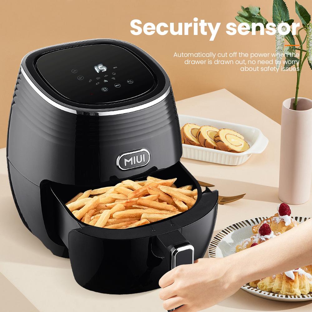 MIUI 3.2L Touch Screen Air Fryer, Home Oil-Free Electric Fryer Oven, 2022 Microfat Earl Series 1300-1500W, French Fries & Roaste