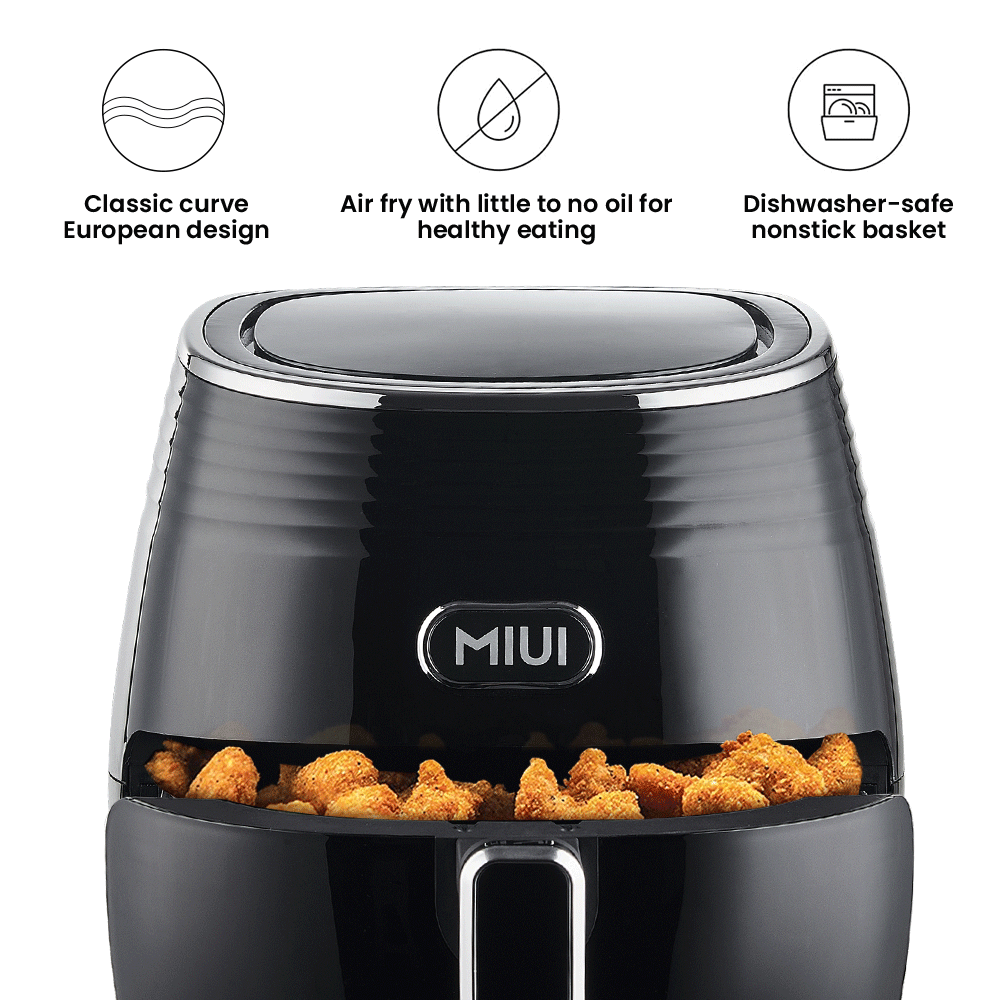 MIUI 3.2L Touch Screen Air Fryer, Home Oil-Free Electric Fryer Oven, 2022 Microfat Earl Series 1300-1500W, French Fries & Roaste