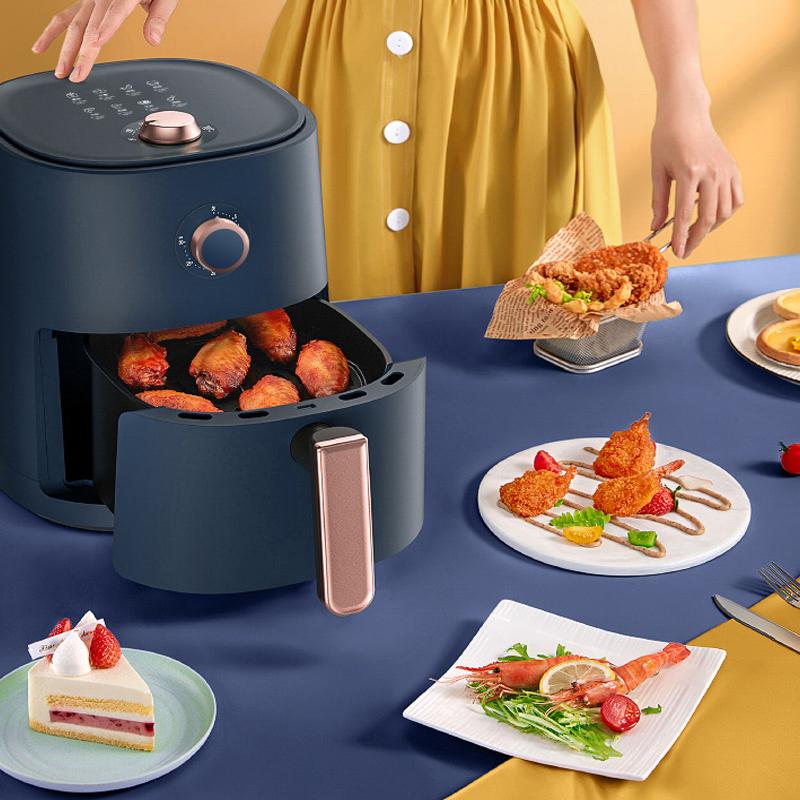 3.5LSmart Air Fryer Electric Oven Multi-Functional No Smoke Oil Free Fryer Pizza Potatoes Fries Chicken Wings Baking Machine