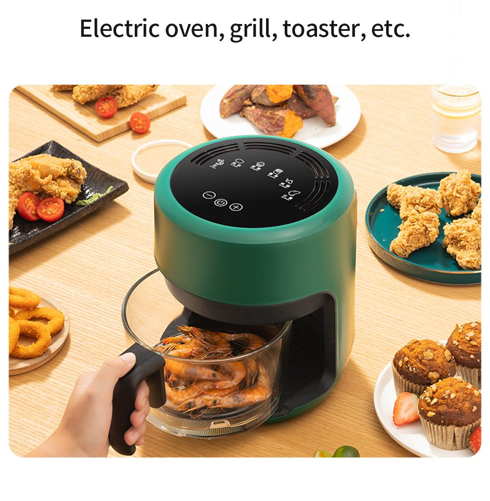 ANYUFA 2.5L Electric Air Fryer 1000W Digital Visual Airfryer360°Baking LED Touchscreen Deep Fryer without Oil For Home Cooking