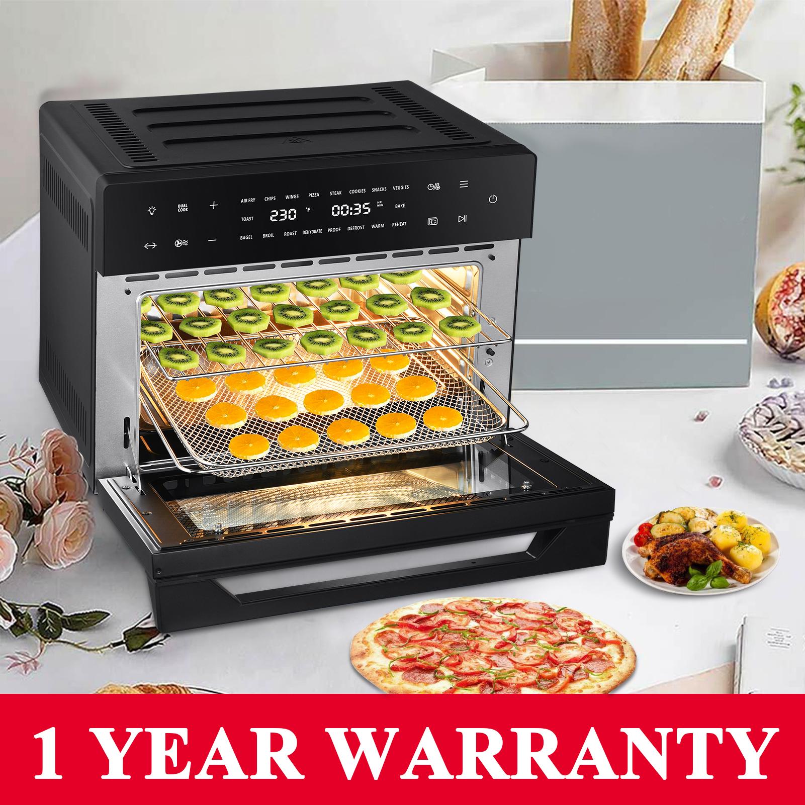 31QT Air Fryer Toaster Oven Combo, with Extra Large Digital LED Screen Capacity Countertop Oven, Family Size, 18-in-1 Air Oven