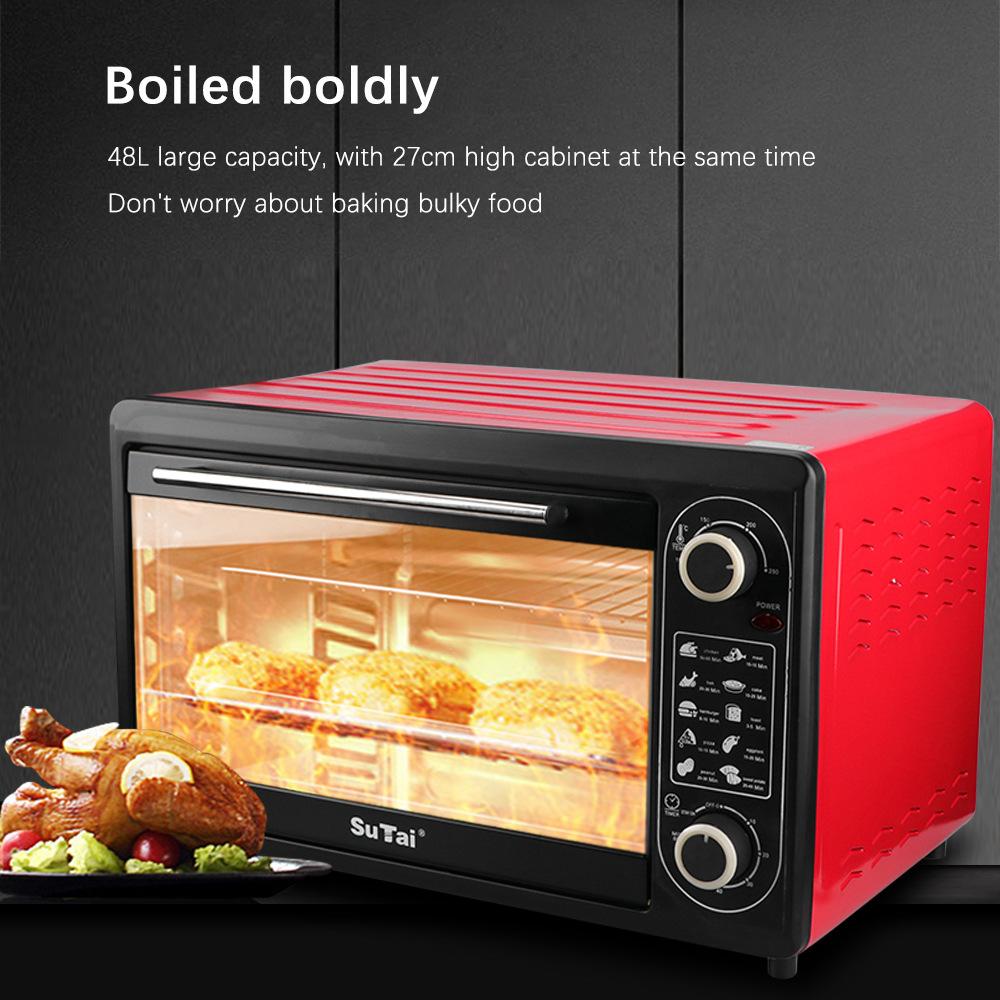 Mechanical Electric Oven 48L 2200W Air Fryer Electric Stove Electric Grill Bread Maker Toaster Pizza Home Appliance Dehydrators