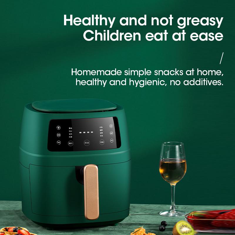 Kitchen Accessories Multifunct Oil-Free Air Fryer 5L French Fries Electric Oven 2400W Toaster Fryer Without Oil Hot Air Fryer