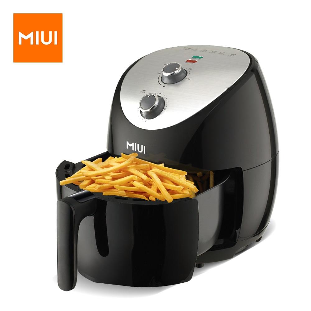 MIUI 5L/5.6QT Air Fryer with Mechanical Control, Hot Electric Oven Oilless Cooker wtih Large Capacity for Whole Chicken, 2022New