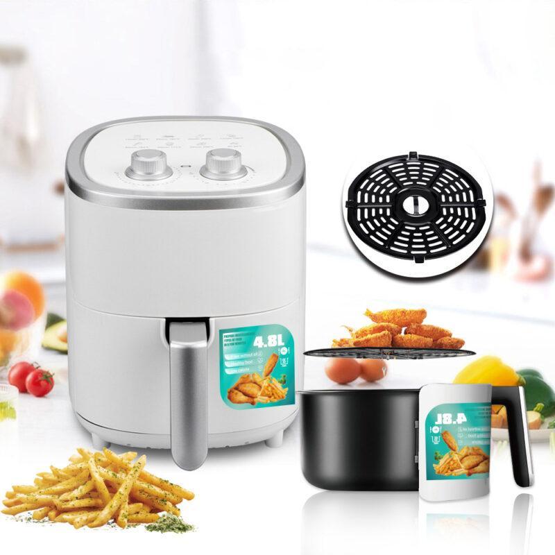 Electric Fryer Oil-free Fully Automatic Electric Fryer Household Large Capacity Low Fat Air Fryer - Image 2