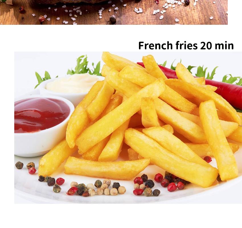 5.5L Air Fryer Home Smart Touch Screen or Mechanical Electric Fryer Smoke-free Large Capacity French Fries Machine